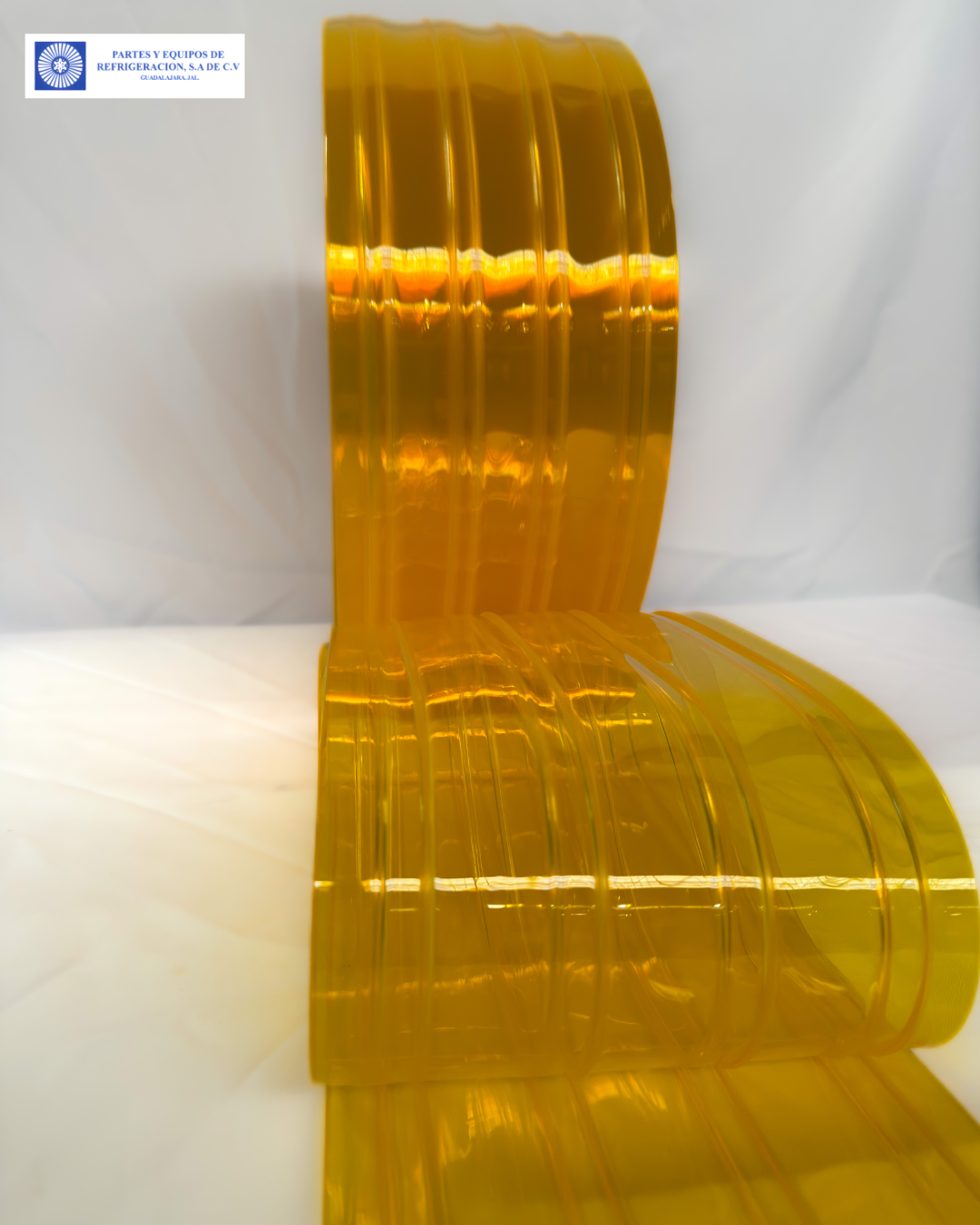 HD007A - Rollo doble costilla amarillo anti-insectos