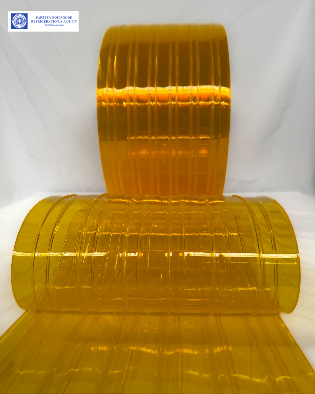 HD007 - ROLLO DOBLE COSTILLA AMARILLO ANTI-INSECTOS